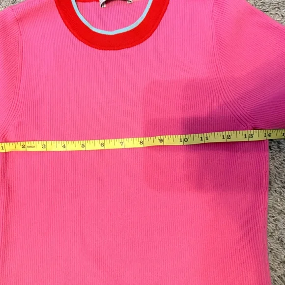 Alice + Olivia Westi Colorblocked Wool-Blend Top - Picture 11 of 11